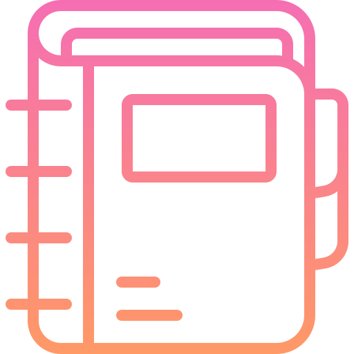 Notebook Generic gradient outline icon