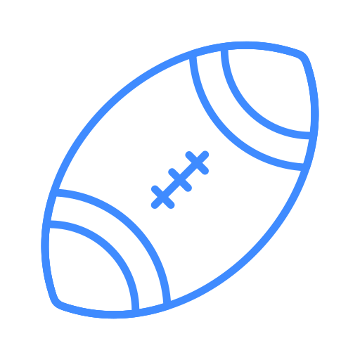 american football Generic color outline icon