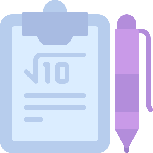 Clipboard Generic color fill icon