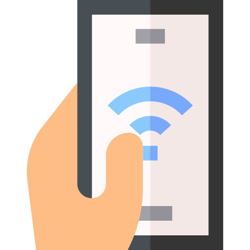 wi-fi Basic Straight Flat иконка