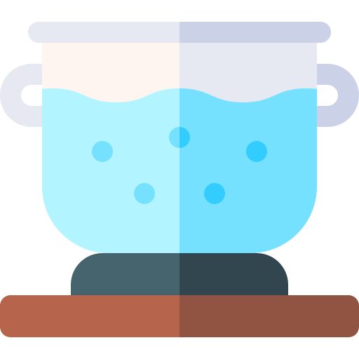 끓는 물 Basic Rounded Flat icon