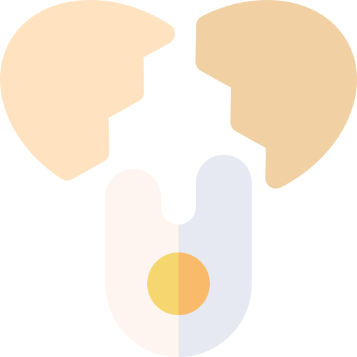 계란 Basic Rounded Flat icon