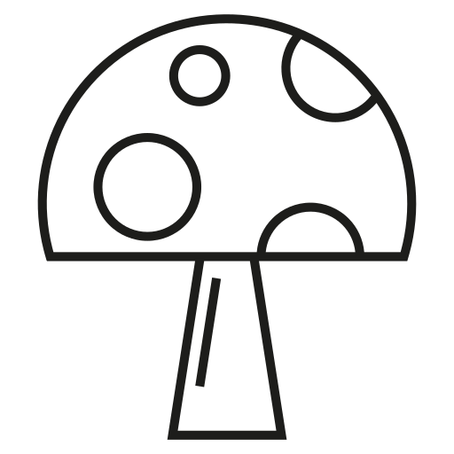 キノコ Generic outline icon