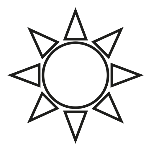 Солнце Generic outline иконка