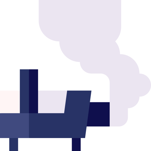 Smoke machine Basic Straight Flat icon