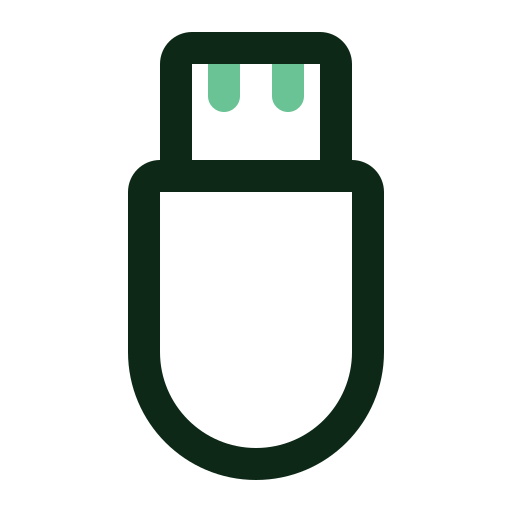 Flashdisk Generic color outline icon