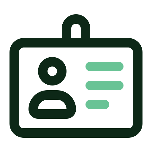 Id card Generic color outline icon
