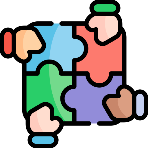 Teamwork Kawaii Lineal color icon