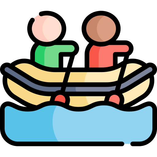 Boat Kawaii Lineal color icon