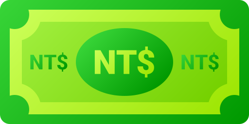 neuer taiwan-dollar Generic gradient fill icon