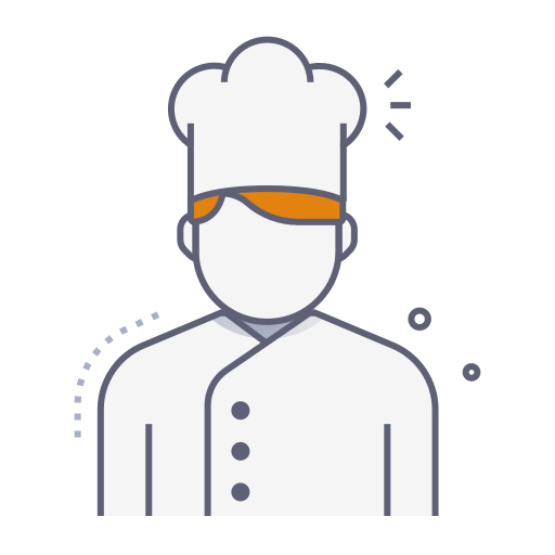chef Generic gradient lineal-color icoon