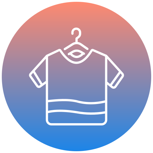Cloth hanger Generic gradient fill icon