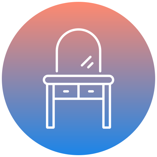 Dressing table Generic gradient fill icon