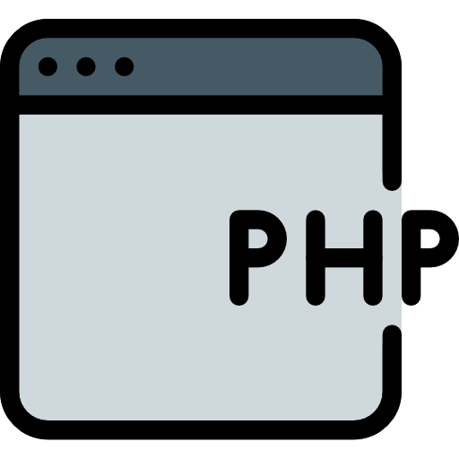 php Pixel Perfect Lineal Color icon