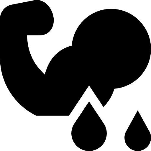 sudor Basic Straight Filled icono