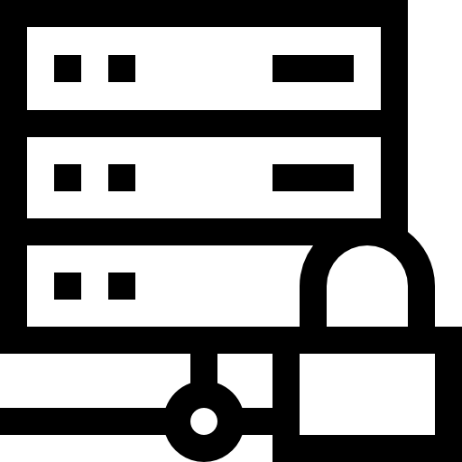ロック Basic Straight Lineal icon