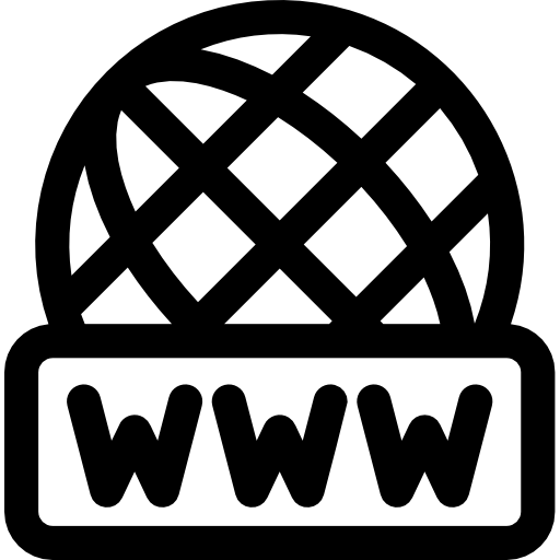 www Basic Rounded Lineal icono