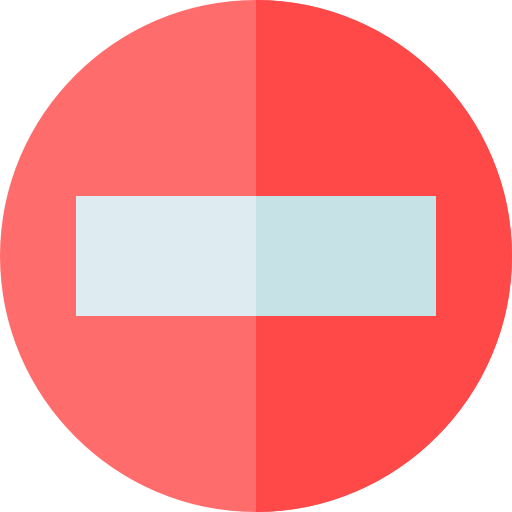 vietato l'accesso Basic Straight Flat icona