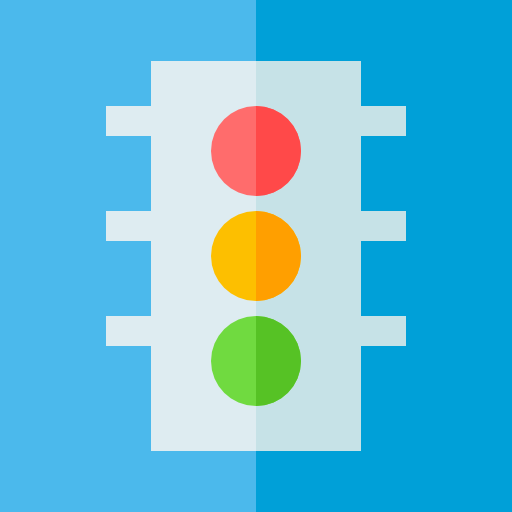 semaforo Basic Straight Flat icona