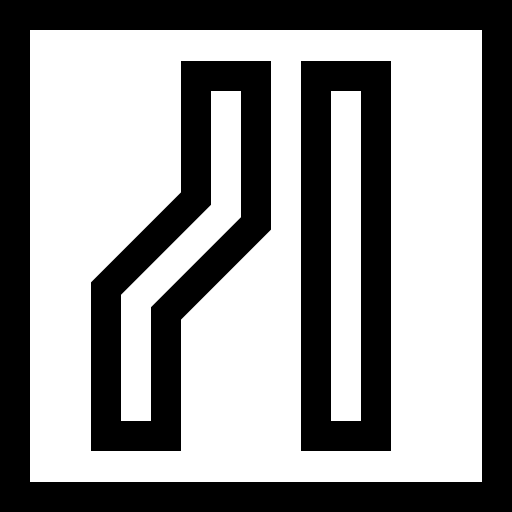 fine Basic Straight Lineal icona