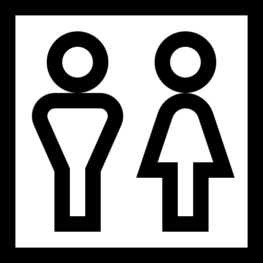 wc Basic Straight Lineal icona