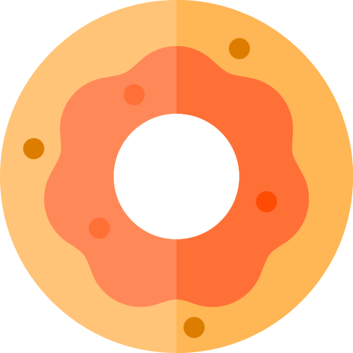 Doughnut Basic Rounded Flat icon