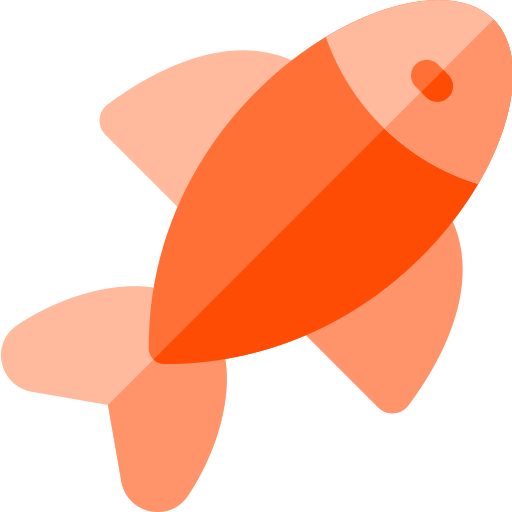 pescado Basic Rounded Flat icono