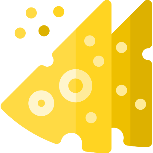 Cheese Basic Rounded Flat icon