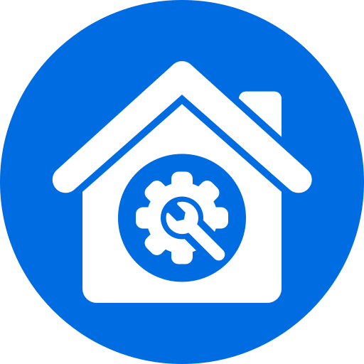 Home settings Generic color fill icon