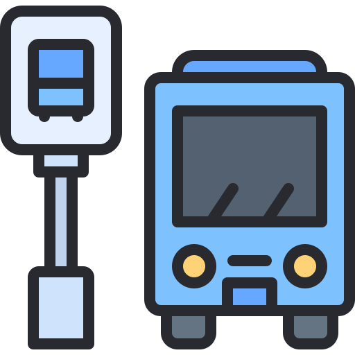 Bus station Generic color lineal-color icon