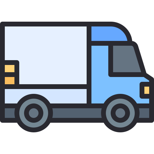 Delivery truck Generic color lineal-color icon