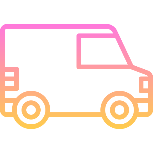 Shipping truck Generic gradient outline icon