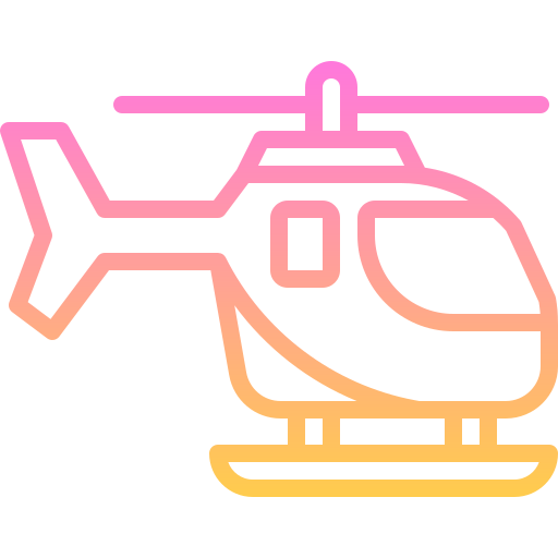 헬리콥터 Generic gradient outline icon