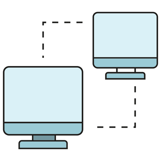 computadora Generic color lineal-color icono