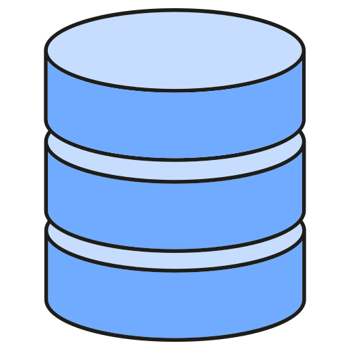 Database Generic color lineal-color icon