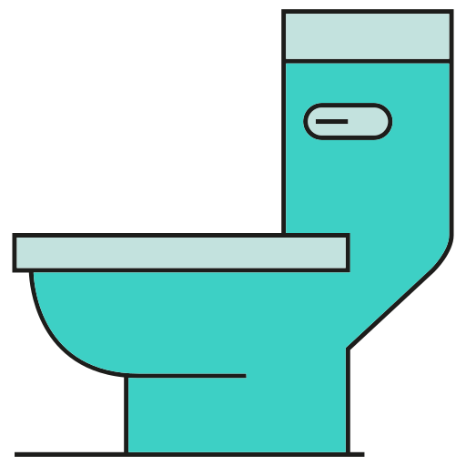 화장실 Generic color lineal-color icon