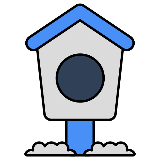 Bird house Generic color lineal-color icon