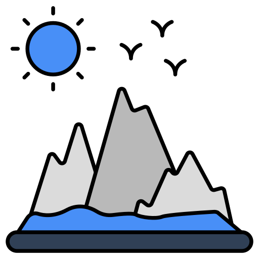 Hill station Generic color lineal-color icon