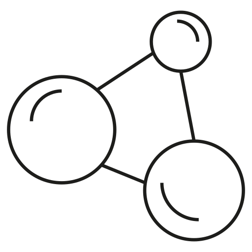 分子 Generic outline icon