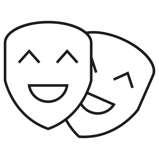 笑顔 Generic outline icon