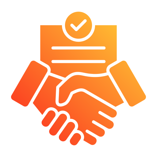 Contract agreement Generic gradient fill icon