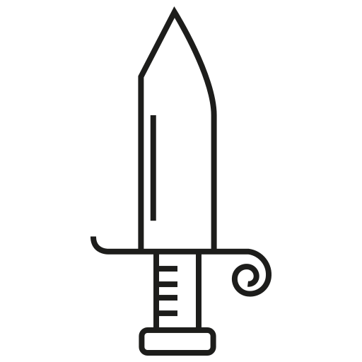 Knife Generic outline icon