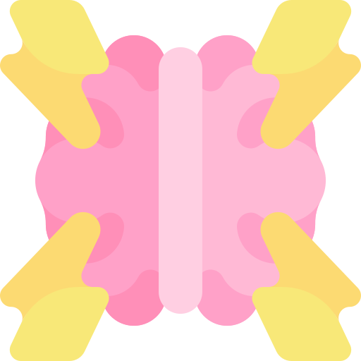 뇌 Kawaii Flat icon