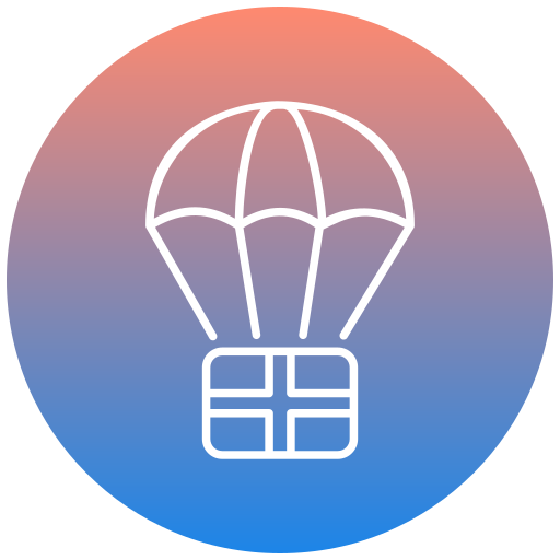 Parachute Generic gradient fill icon