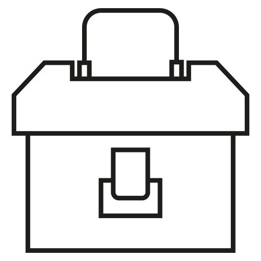 Tool bag Generic outline icon