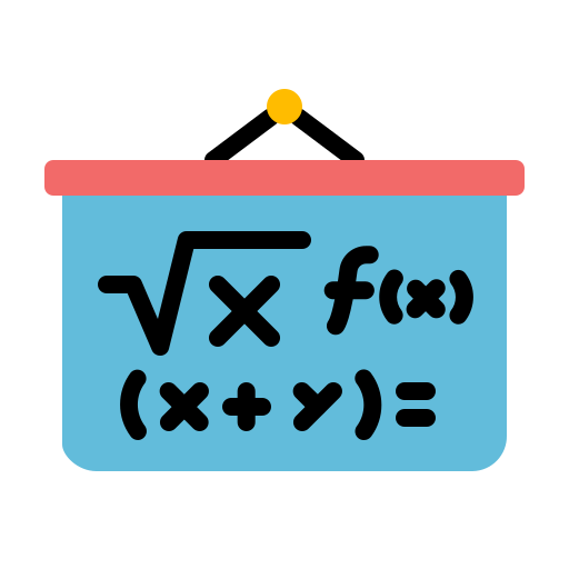 matematyka Generic color fill ikona