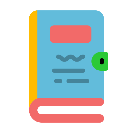 notizbuch Generic color fill icon