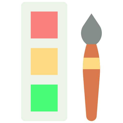 paleta kolorów Generic color fill ikona