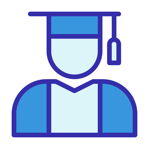 Graduate avatar Generic color lineal-color icon