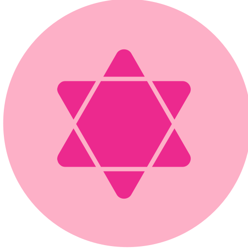hexagrama Generic color fill icono